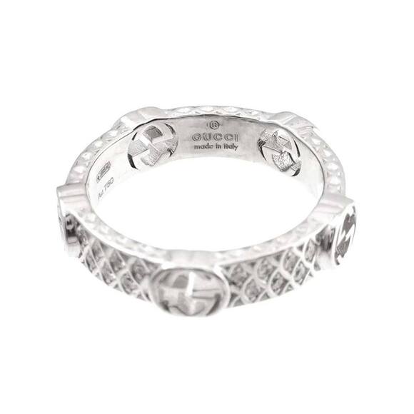GUCCI White Gold Diamond Ring - Picture 4 of 9